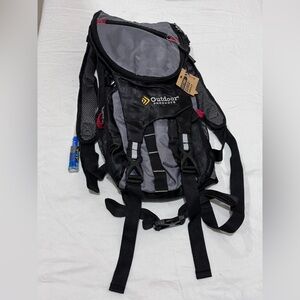 Outdoor Black and Gray Men's Backpack